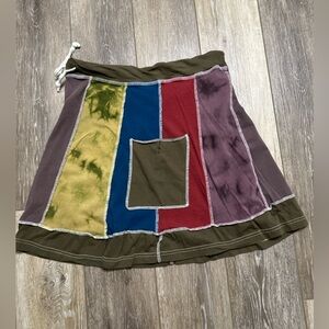 🛍️ Soul Flower Organic Cotton skirt with pocket Size M